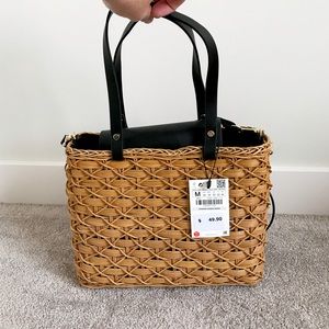 Zara basket bag